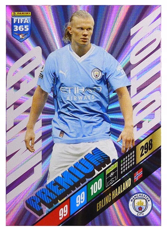 FIFA 365 2024 Panini Premium Limited Card Erling Haaland (Manchester City)