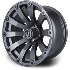 MODZ 14" Bomber - Matte Gunmetal - Golf Cart Wheel