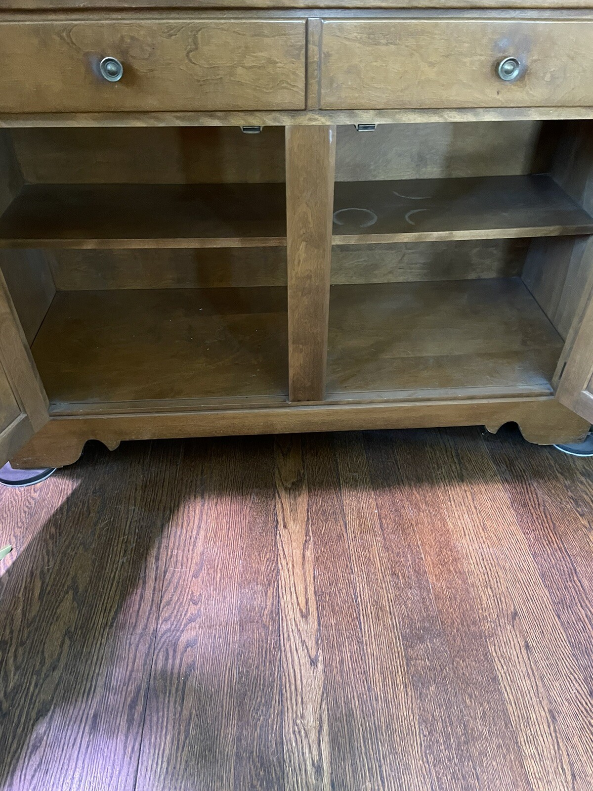 ethan allen maple hutch eBay