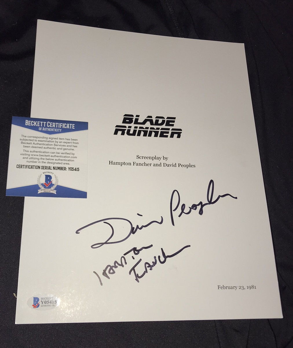 Hampton Fancher Blade Runner The Illustrated Blade Runner By Hampton