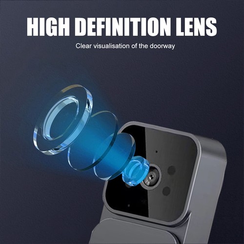 4.3" Wireless Smart Video Doorbell Camera Door Bell Chime Home