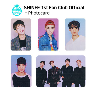 Shinee 1st Fan Club Shinee World Photocard Onew Key Minho Taemin Ebay