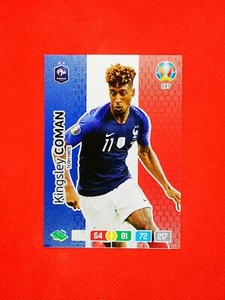 Carte Card Panini Adrenalyn Xl Uefa Euro N 187 Kingsley Coman France Ebay