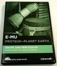 E-MU Proteus - Planet Earth DRUMS & PERCUSSION Digital Sound / Cakewalk EMU DISK