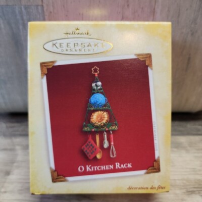 Hallmark Keepsake Ornament O Kitchen Rack Ornament 2005 New