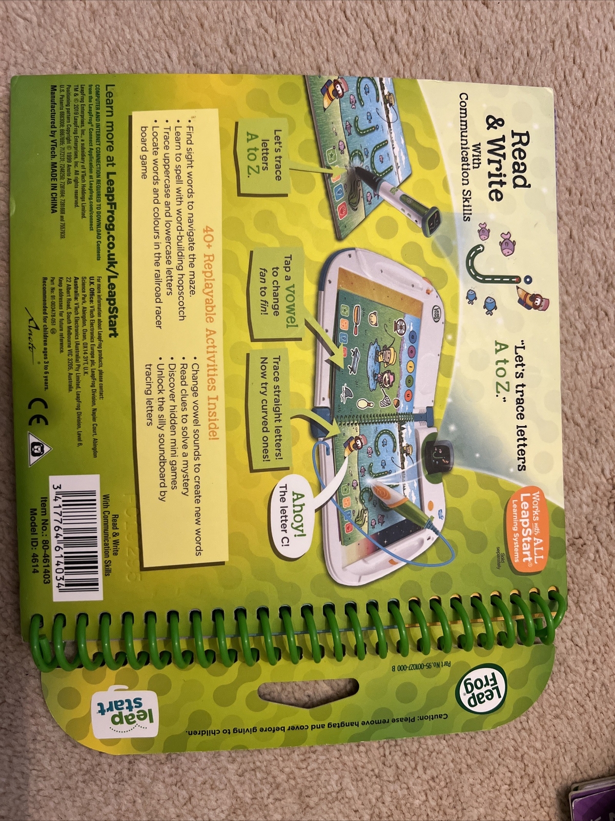 LeapFrog LeapStart Read & Write 3D Book eBay