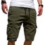 thumbnail 13 - Men Casual Shorts Gym Sports Short Pant Drawstring Multi Pocket Overall Srousers