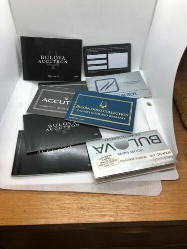 Bulova Watch Manuals, Guides & Catalogues
