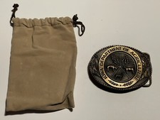 Vintage 1984 Iowa Department Of Agriculture Belt Buckle LE 207 / 500