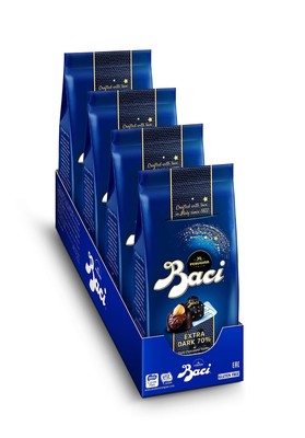 Perugina Dark Chocolate Chocolate Pack of 4 4.4 Ounce Bag