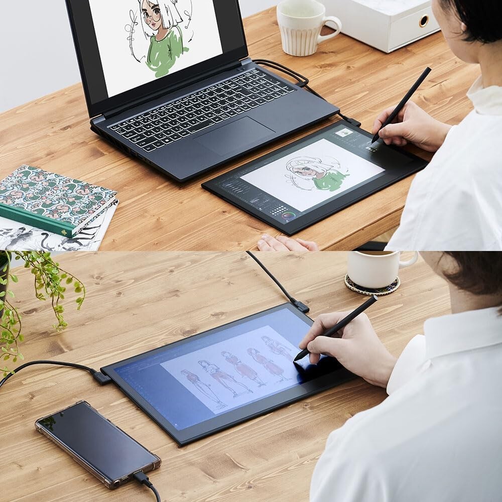 wacom movink 13　DTH135K0C Wacom DTH135K0C OLED Pen Tablet Wacom Movink 13 Full HD 13.3