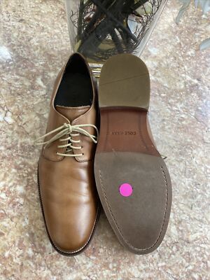 Cole Haan Williams Plain Toe Leather Oxford Brown Tan Dress Shoes Sz 9.5 C12206 Cole Haan Williams Plain Toe Oxford British | Mercari main image 4