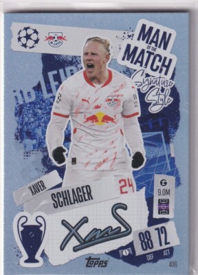 Topps Match Attax CL 24/25 No. 406 Xaver Schlager Signature Style