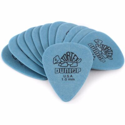 Dunlop 418P1.0 Tortex Standard Guitar Picks, 1.0mm, 12/Player's Pack