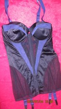 ANN SUMMERS UNDERWIRED INK/INDIGO CAMI SUSPENDER SIZE 14  NWT  'OLYMPIA'