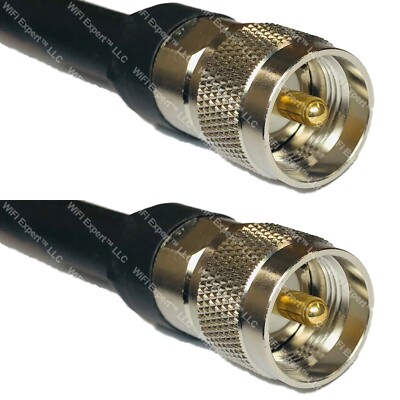 LMR600 PL259 UHF Male to PL259 UHF Male Coax RF Cable USA-Ship Lot