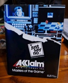 NARC Nintendo Nes Rare Poster Nice Authentic Fast Shipping Insert 