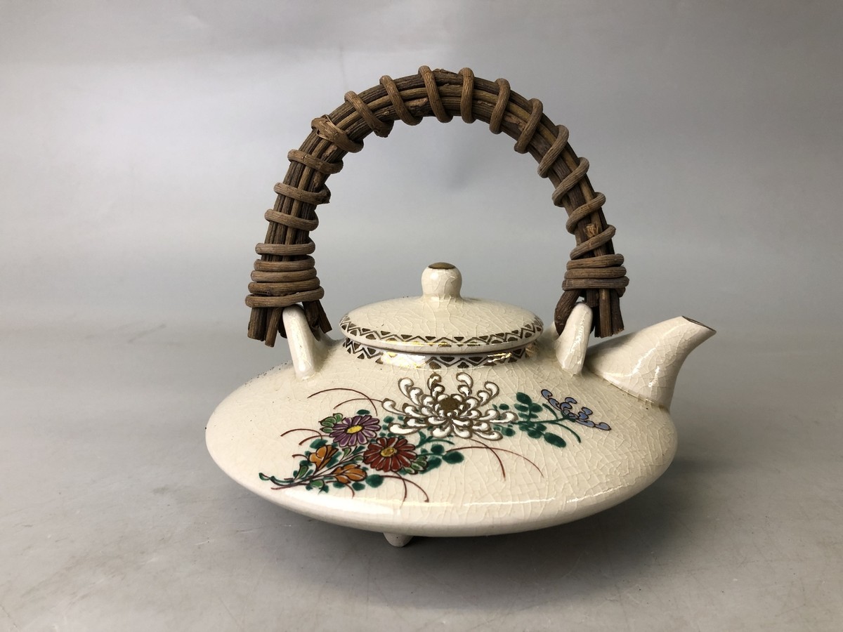 その他 sumas Y7618 CHOUSHI Satsuma-ware Sake pot kettle cup set signed box