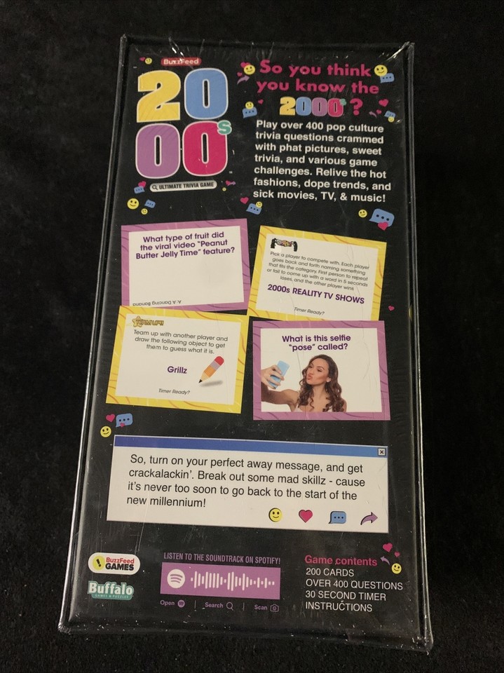 Buffalo Games Buzzfeed 2000's Ultimate Trivia Game NEW SEALED!!!! eBay