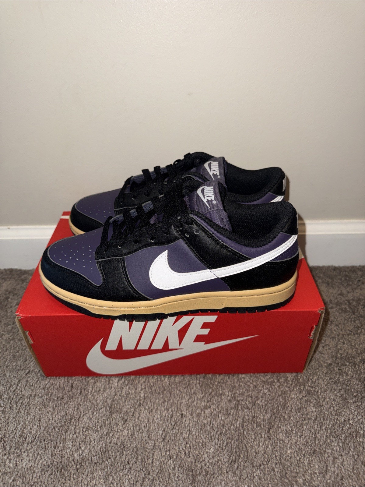 WMNS Nike Dunk Low NN/Dark Raisin-White-Black (DD1873-500) Size: 6.5W/(NIB) thumbnail 4