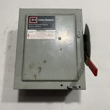 Cutler-Hammer 30 Amp General Duty Safety Switch, 240 Volts, 3 Pole