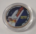 SPACE SHUTTLE 2003 COLUMBIA TRIBUTE STS-107 NASA Kennedy Half Dollar