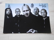 Mayhem band autographs signed 20x30 cm picture