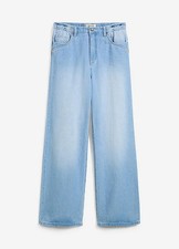 Wide-Leg-Jeans Mid Waist