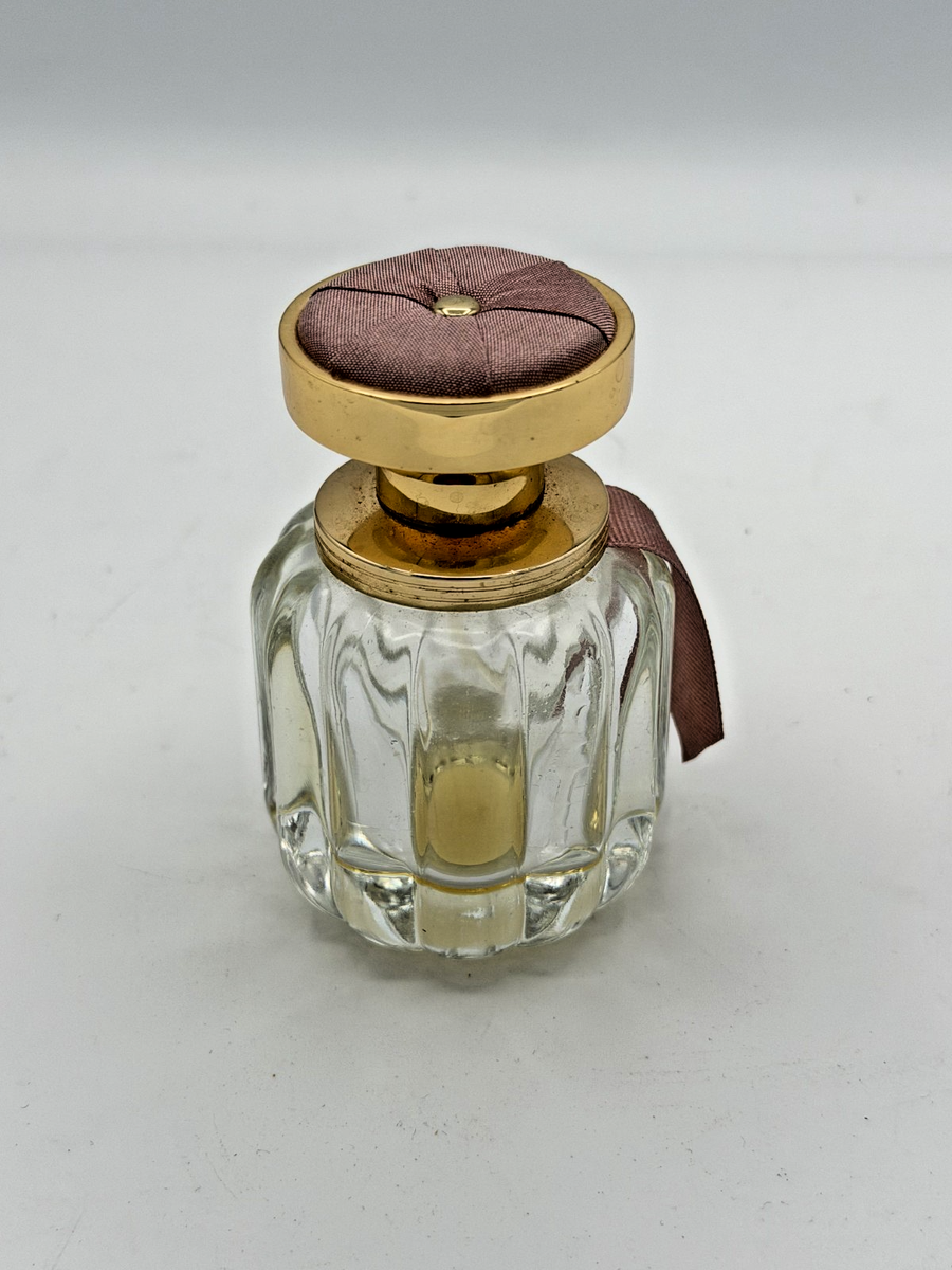 Amway Artistry Flora Chic Empty Perfume Bottle 50mL Glass Gold