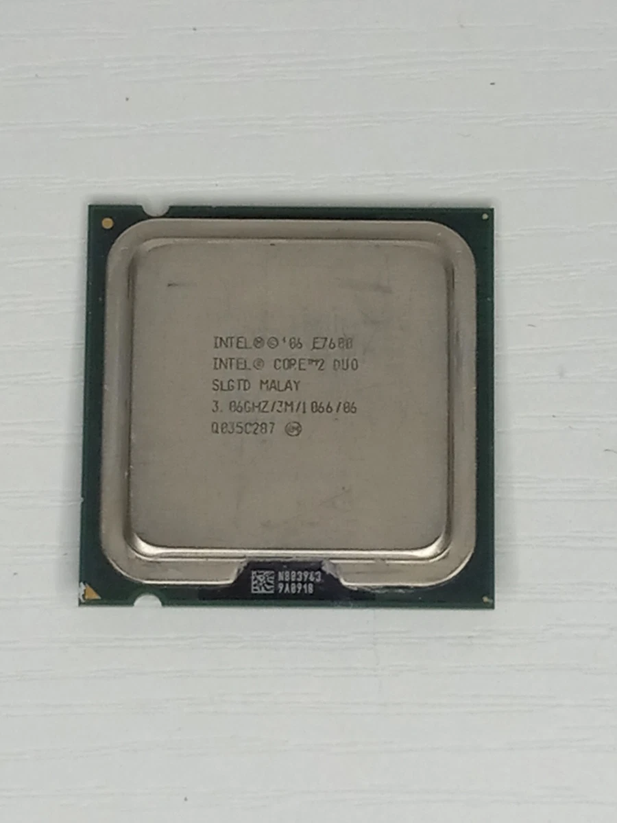 Intel Core 2 Duo E7600 Computer Processors 1066 MHz Bus Speed for