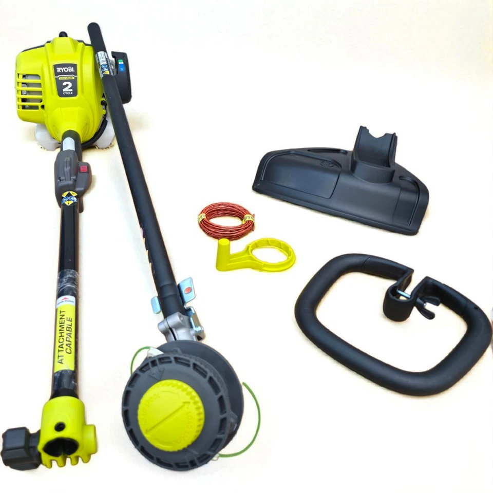 RYOBI String Trimmer 25cc 2-Cycle Gas-Powered Straight Shaft, Attachment Capable - Image 3 of 4