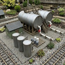 G Scale Oil Distribution Station " Huge "