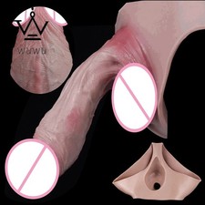 Penis Sheath Male Bigger Sleeve Girth Reusable Condom Extender-Enlarger-Enhancer