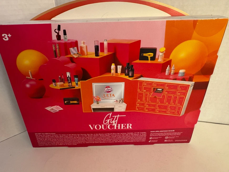 NEW❤ Ulta Beauty Advent Calendar X Zuru Mini Brands 2025 – 25 Hidden Toys - Image 3 of 4