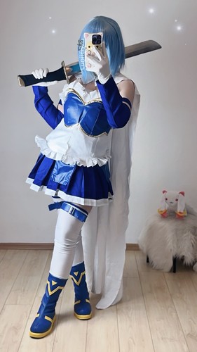 Sayaka Miki Madoka Magica Cosplay Magical Girl Anime Manga Costume L Size Japan