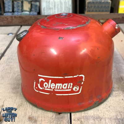#ad Coleman Lantern 200A Red Fount Super Clean Inside dated 2 68 Vintage Camping $9.00