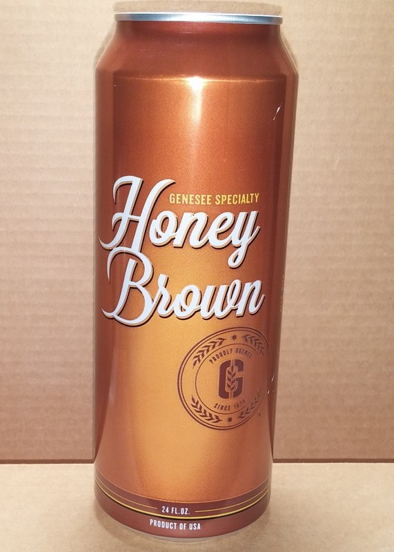 Genesee Specialty Honey Brown Lager 24 oz beer can Genesee Brewing Co. - EMPTY