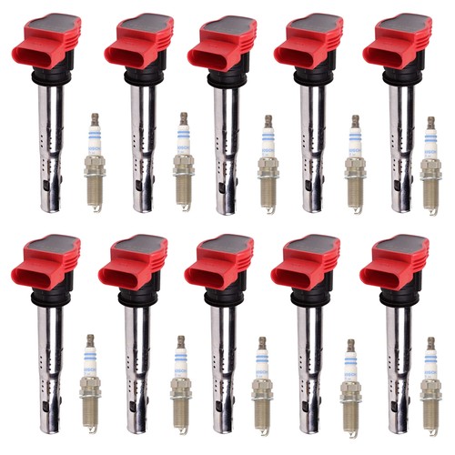 Audi R8 2009-2015 Spark plugs Set P/N 092594 Photo - $377