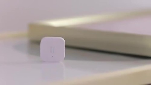 Smart Vibrationssensor Zigbee Smart Shock Sensor Alarm Monitor integrierter Kreisel Posten - Video 1 von 1