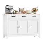 Buffet Cuisine, Meuble Cuisine 120 cm avec Plan de Travail Meuble de Rangement