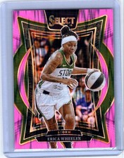 2025 Panini Select WNBA #28 Erica Wheeler Pink Flash