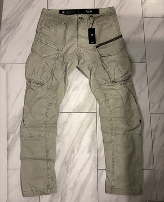 G-Star Raw Men's Rovic 3D Regular Tapered Cargo Pants Shamrock New with Defect