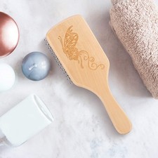 Boar Bristle Hair Brushes and Wide Tooth Comb for Home and Travel Detangling