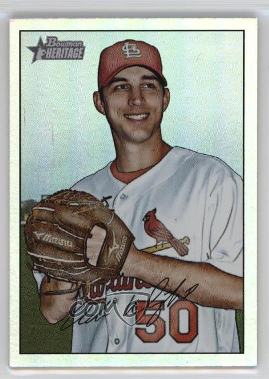 2007 Bowman Heritage Rainbow Foil Adam Wainwright #88 b1g