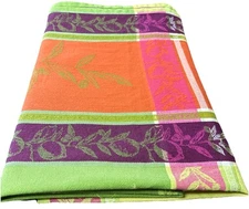 Lavandin Jacquard Fabrique Rectangular 57 X 61 Cotton Tablecloth