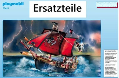 Ersatzteile für Playmobil Piratenschiff aus Set 70411