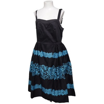 Boulevard Nights, Kleid, Größe: M, Schwarz/Blau #Fmz