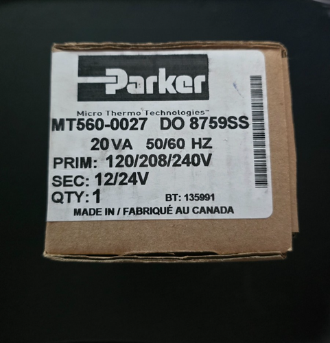 Parker 560-0027 T-008 20VA 50/60Hz Transformer 120V 208V 240V AC Screw Terminal - Afbeelding 2 van 6