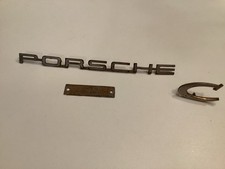 Genuine Circle R Porsche 356 C Script Emblems Original Badges - Lots Of Patina Genuine Circle R Porsche 356 C Script Emblems Original Badges - Lots Of Patina