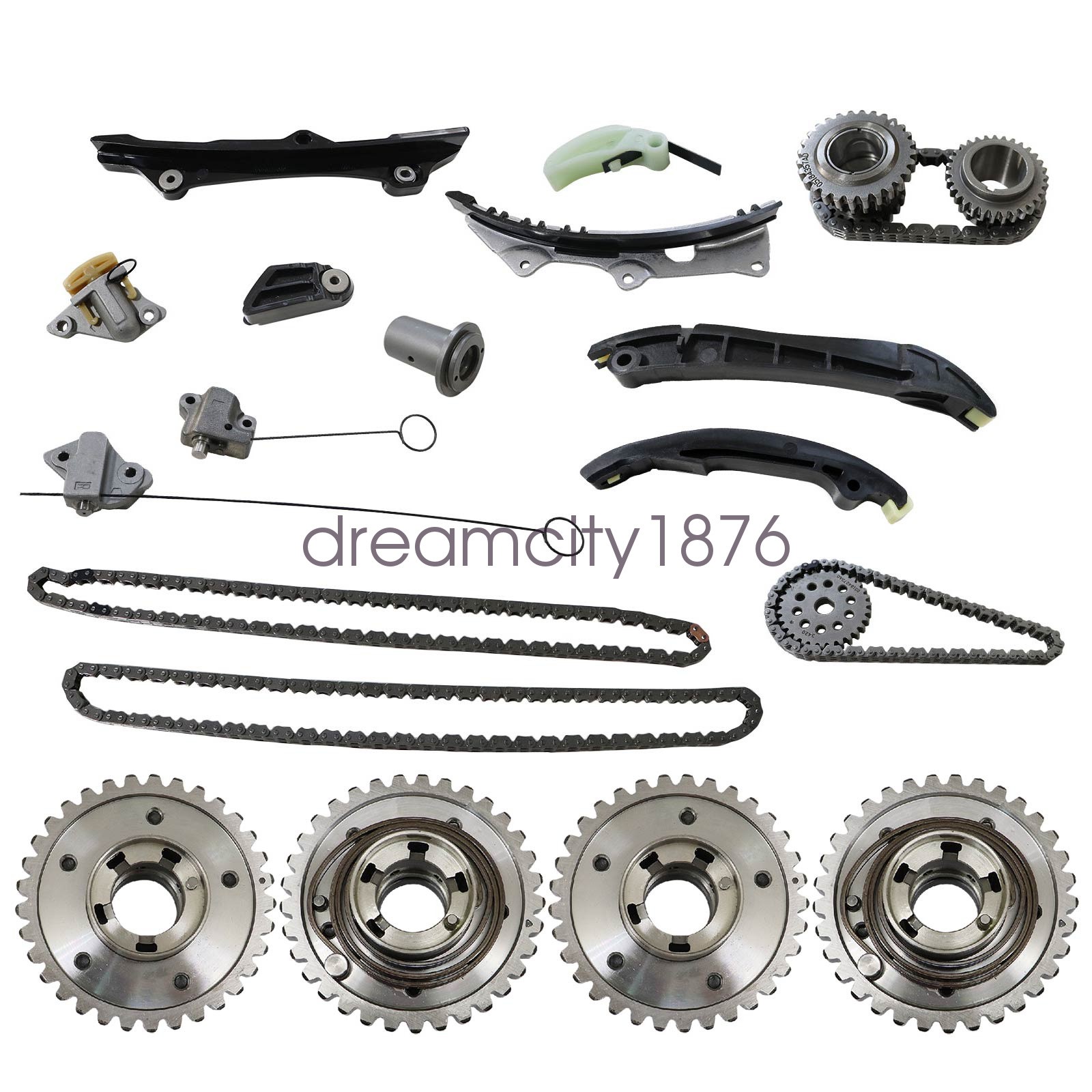 Timing Chain Kit Camshaft Phaser Fit Maserati Quattroporte S Ghibli S Q4 Levante